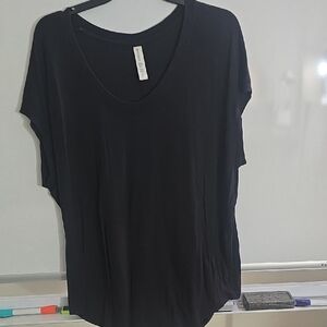 Athleta Black Short Sleeve Women's Tee